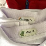 Étiquettes prénom personnalisées école