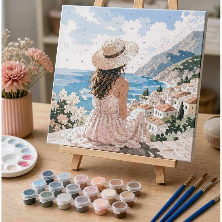 Peinture par numéro personnalisée à partir d'une photo